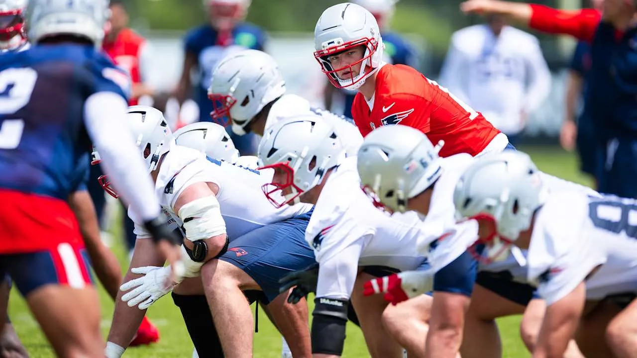 QB Patriots Drake Maye Membahas Kemajuan Serangan Setelah Hari Pertama Minicamp