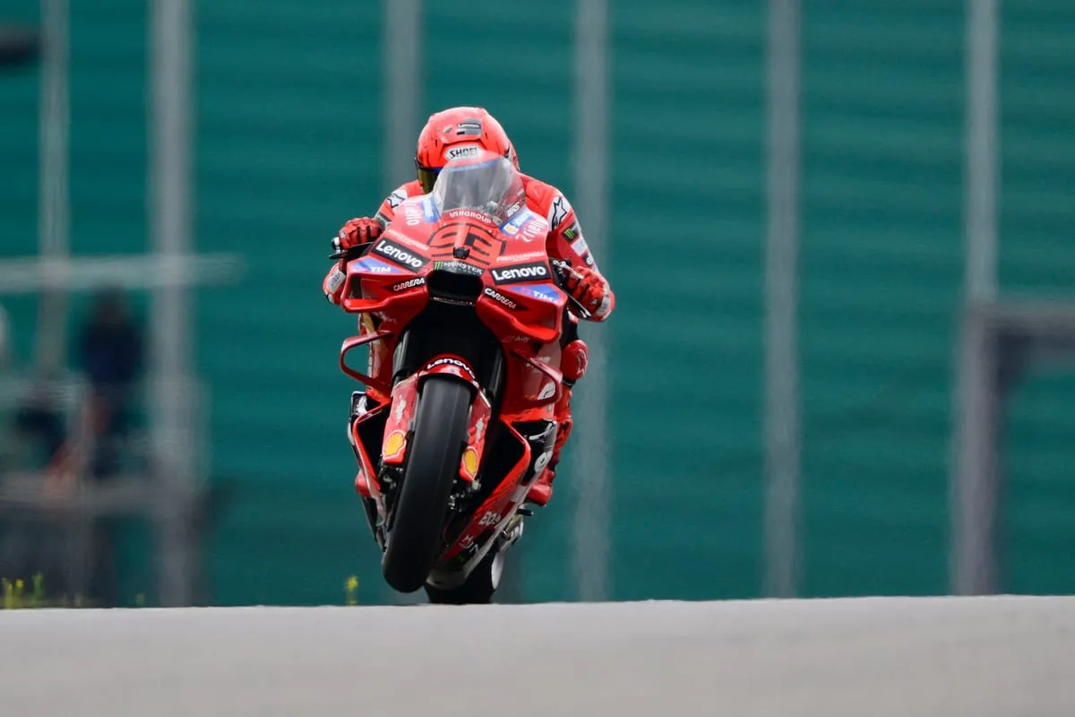 Semua yang terjadi di latihan MotoGP GP Jerman pertama